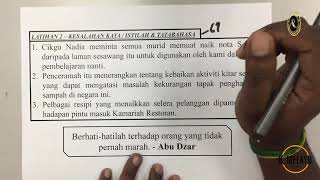 TAJUK : KESALAHAN KATA/ISTILAH & TATABAHASA | BAHASA MELAYU SPM | PUSAT TUISYEN AR PINTAR