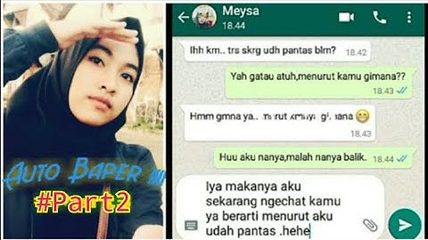 Chat WA Paling Gombal Dijamin Bikin Baper [part2]