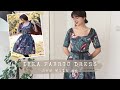 I Made A Vintage Dress Out Of IKEA Fabric 🧵 Sew With Me