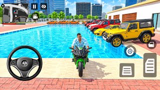 Bike Race Vs Car Driving | Bike Store New Bike Stunt | Bike Racing Open World Gameplay screenshot 1