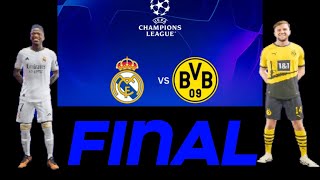 Dortmund vs Real Madrid UCL Final Simulation
