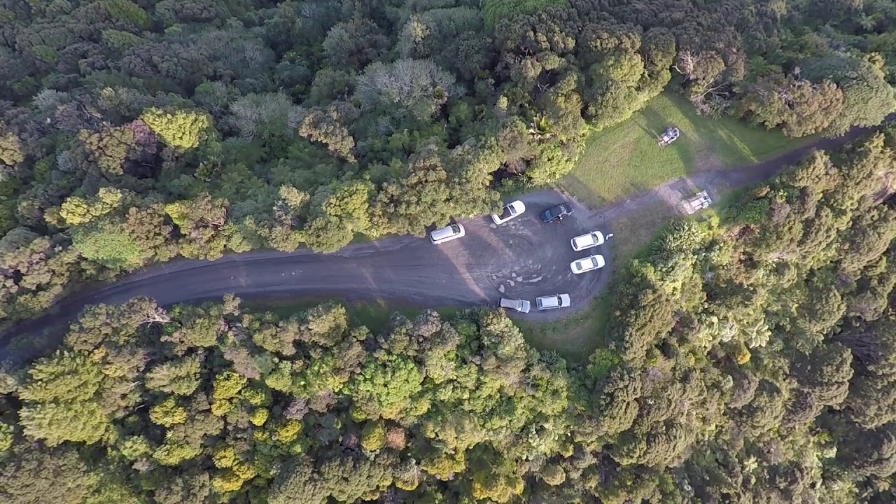 Huia Point Lookout - New Zealand - Drone flyby