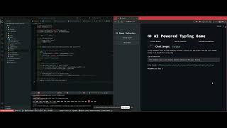 Local AI powered Typing Master Game screenshot 1