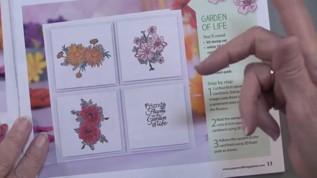 Tattered Lace Cardmaking Magazine and Kit #01 paper mache