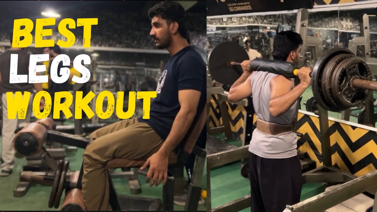 Best Leg Day Routine for Massive Growth | Quad & Hamstring Builder🔥