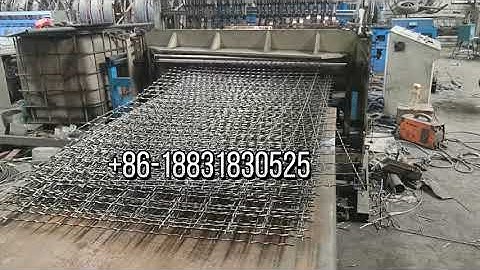 Full automatic crimped wire mesh welding weaving machine for coal mine industry