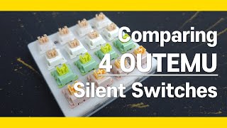 4 OUTEMU Switches For A Silent Budget Keyboard│Outemu Jade Yellow│Budget keyboard switch