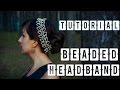 ОБОДОК ИЗ ПРОВОЛОКИ И БИСЕРА / Beaded Headband Tutorial / Украшение для волос