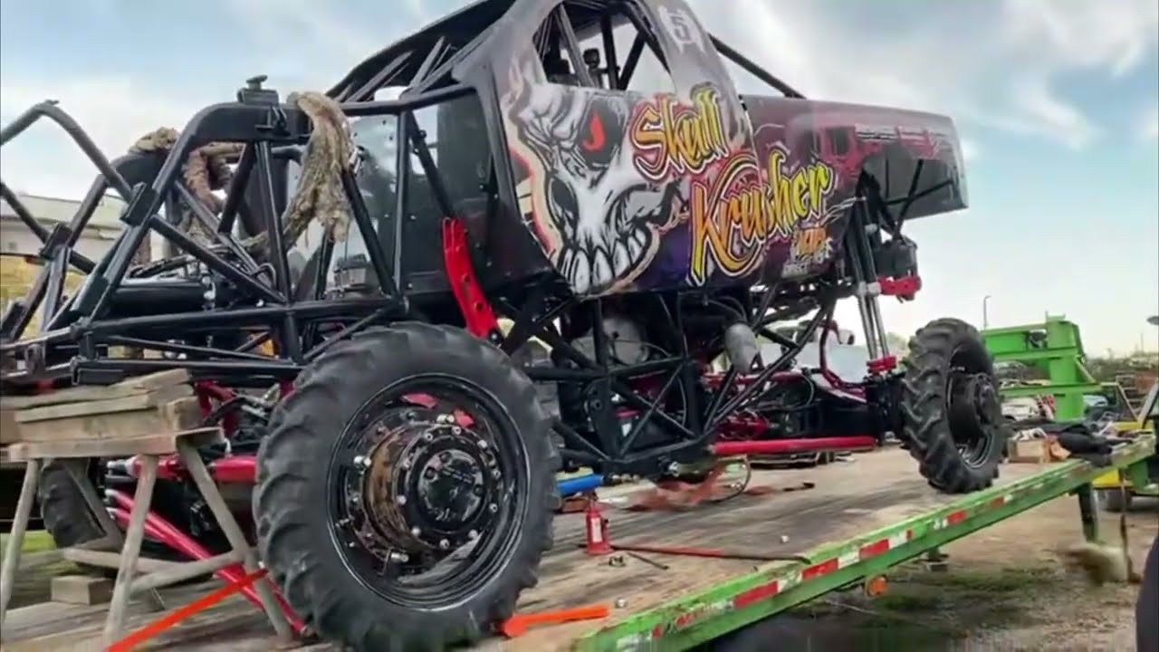 Behind The Scenes - Shane Plato and Crew Working on Skull Krusher Monster Truck!