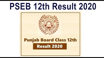 PSEB 12th Result 2020, Punjab Board Results 2020 | Shan Punjabi