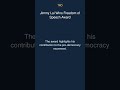 Jimmy Lai Wins Freedom of Speech Award
