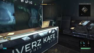 Deus Ex Mankind Divided System Rift - Get Into Konverz Kafe: Hack Emails, Ebook, Crafting Parts PS4