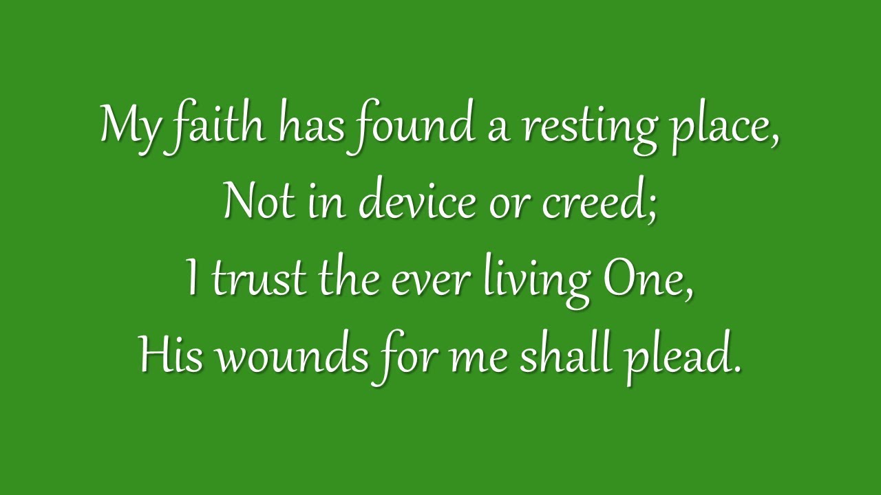 My Faith Has Found a Resting Place (Grace Community Church) - YouTube