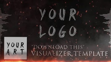 #006 Band Logo Under Fire - Audio Visualizer Template for Post-hardcore Bands (After Effects)