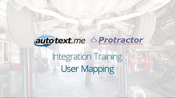 autotext.me and Protractor Integration - User Mapping
