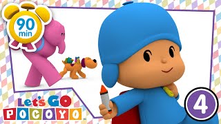  POCOYO em PORTUGUÊS do BRASIL - A enfermeira Elly [Let's Go! Ep4] DESENHOS ANIMADOS para Crianças