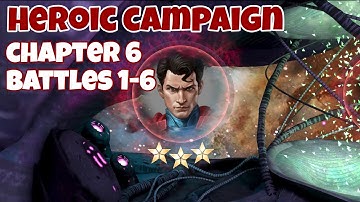 Injustice 2 Mobile Heroic Campaign Chapter 6 Battles 1-6
