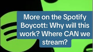 More On The Massive Spotify Boycott