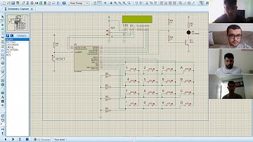 4x4 Tuş Takımı Devresi ve Lcd uygulaması