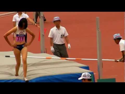 女子 走高跳 決勝 日本学生陸上競技個人選手権 2012.6.24