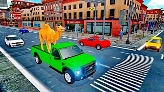 【GAME】| 🎮ขับรถกระบะขนสัตว์เข้าฟาร์ม | Farm Animal Transport Truck Simulator | 3IN1【MOBILE GAMEs】❤️ screenshot 2