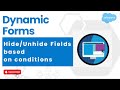Day 4 : Hide/Unhide Fields | Field Filters | Dynamic Forms | Salesforce #salesforce #dynamicforms