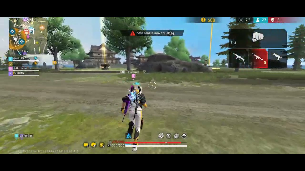 1vs 2 clutch Ⓜ️ Free fire videos Free fire ke video 