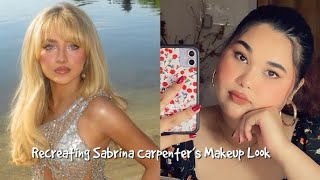 recreating SABRINA CARPENTER’s iconic makeup look! ✨ | makeup tutorial | Shagun Choudhury