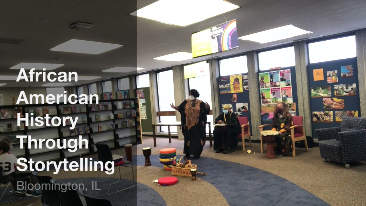 African American History Through Storytelling at Bloomington Public Library Segue Promos