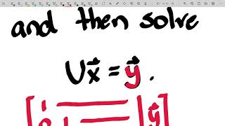 Matrix Algebra - Matrix Factorizations - The Concept of LU Factorization