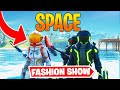 *SPACE* Fortnite Fashion Show! FIRE Skin Competition! Best DRIP &amp; COMBO WINS!