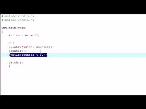 YouTube   C Programming Tutorial   9   Do While Loops
