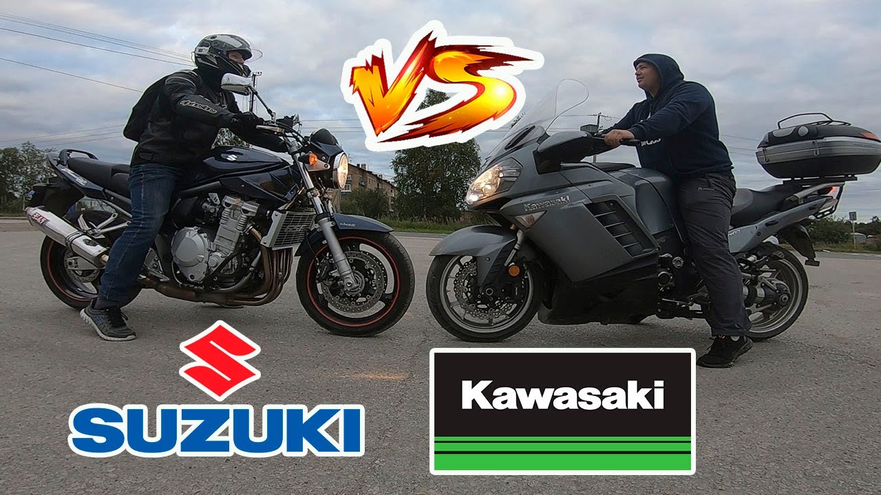 Заруба#5 Kawasaki GTR 1400 VS Suzuki Bandit 1250