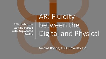 Augmented Reality Workshop - How to get started in Augmented Reality with Hoverlay Spaces
