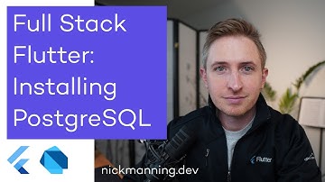 Full Stack Flutter: Installing PostgreSQL (Win, macOS, Linux)