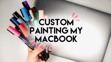 CUSTOM MACBOOK - Posca Pen Process 2
