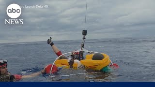 Remarkable rescue after plane crashes in the Atlantic Ocean off Florida