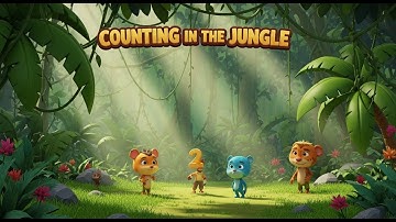Counting in the Jungle | Learn Numbers with Wild Animals | Toon Beats Studio