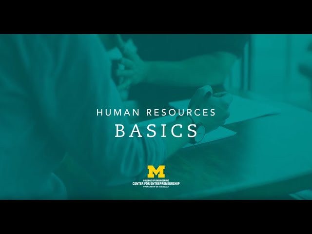 Human Resources Basics