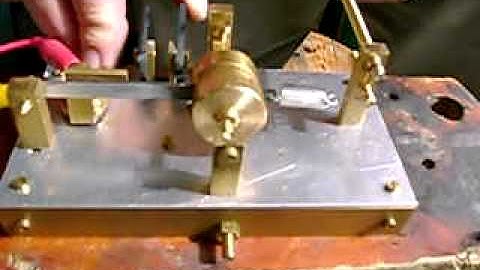 The Dinger semi auto Morse bug key speed control G3YUH