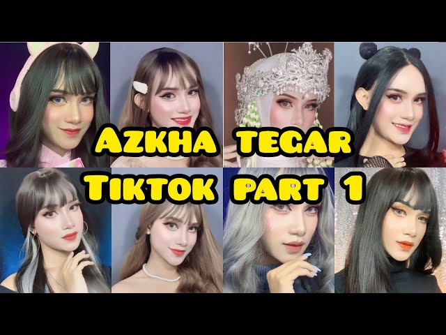 Kumpulan video azkha tegar makeup yang viral || azkha tegar || part1 class=