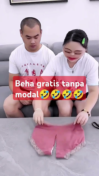 Cara membuat beha simple