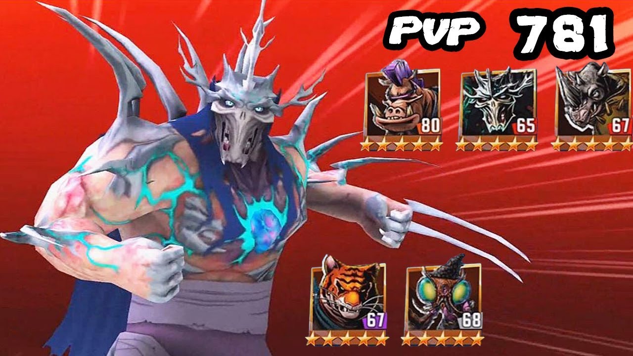 TMNT Legends PVP 781 Super Shredder, Bebop, Rocksteady, Stockman Fly, Tiger Claw ios game controller