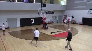 Davidson Basketball Shooting Drills - Game Speed Transition Shooting with Bob McKillop screenshot 5