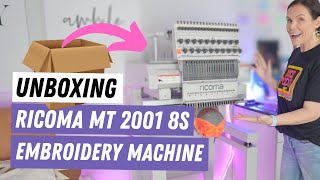 Best Embroidery Machine: Unboxing the Ricoma MT 2001 8s