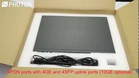 EPON OLT 4ports shows