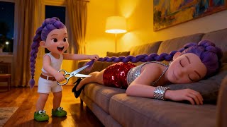 💥 Baby Rumi’s SHOCKING Hair Cutting Scheme to Buy a Teddy Bear | KPOP Demon Hunters