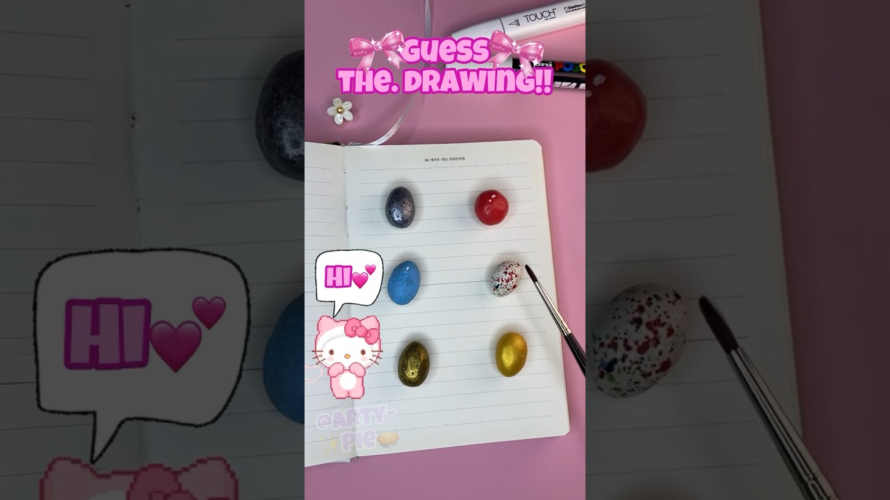 ✨GUESS✨ the DRAWING🍭 Level: *eAsY* ₍⑅ᐢ..ᐢ₎🎀 #kawaiistuff #drawing #quickdrawing #shorts #cutedrawing