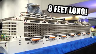 Giant LEGO Cruise Ship with 12,000 Pieces