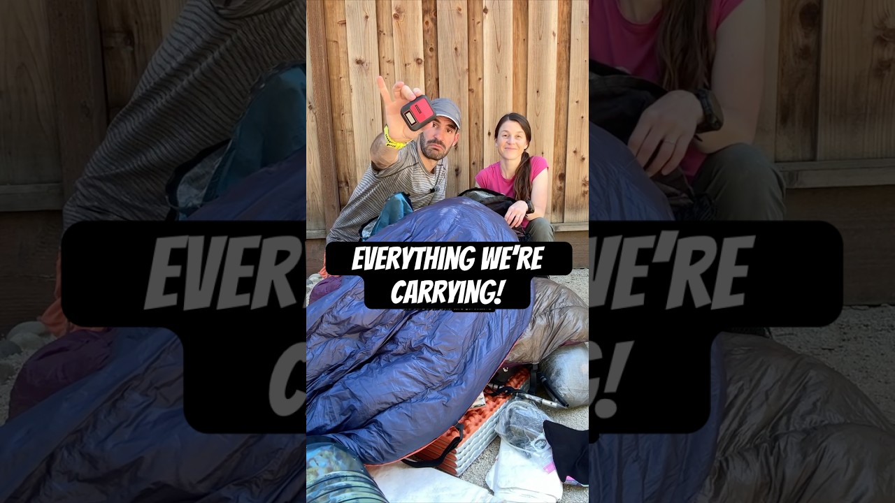 We’ll survive for two weeks and 200 miles mostly off-trail with only this stuff!